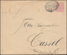 Österreich Umschlag 69 Kaiser Franz Joseph 10 Heller, MERAN 12.1.1903 N. KASSEL - Andere & Zonder Classificatie