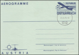 Österreich Aerogramme LF 16 Mit Gefälligkeitsstempel 1010 WIEN 31.12.1975 - Andere & Zonder Classificatie