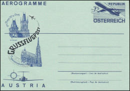 Österreich Aerogramme LF Mit 18 Zudruck GRUSSFLUGPOST Zur Praga'78, Ungebraucht - Andere & Zonder Classificatie