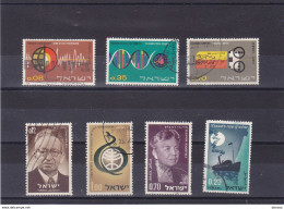 ISRAËL 1964  Yvert 251-254 + 259 + 265-266 Oblitéré Cote 3,40 Euros - Usados (sin Tab)