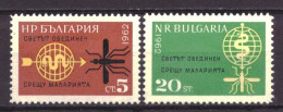 Bulgarije / Bulgaria 1308 & 1309 MNH ** Anti Malaria (1962) - Ungebraucht