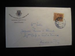 S. PEDRO DO SUL 1960 To Figueira Da Foz Camara Municipal Gabinete Presidencia Cancel Cover PORTUGAL Heraldry - Brieven En Documenten