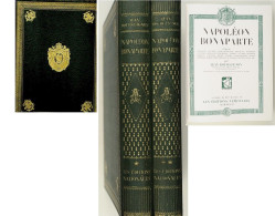 C1 Bourguignon NAPOLEON BONAPARTE 1936 Complet 2 Volumes RELIURE EVOCATRICE Port Inclus France - Français