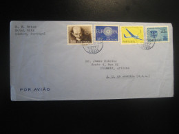 LISBOA Hotel Ritz 1961 To Phoenix Arizona USA Air Mail Cancel Cover PORTUGAL - Storia Postale