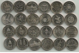Thailand 1985-1996. Collection Of 24 Different Commemorative 2 Baht Coins All High Grade FREE REGISTERED SHIPPING - Thailand