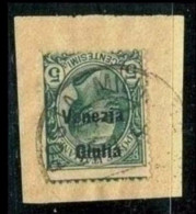 ● ITALIA REGNO ● VENEZIA GIULIA 1918 / 19 ● N. 21 A  ֍ Varietà : Soprastampa CAPOVOLTA ֍ Cat. 120 € ● Lotto N. 883 ● - Venezia Giulia