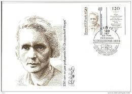 Russia USSR 1987 FDC Marie Curie Or Maria Sklodowska, Physicist Chemist Physics Chemistry Poland - FDC