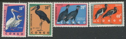 Republique Du Congo:Unused Stamps Serie Birds, Pelican, Stork, MNH - Kraanvogels En Kraanvogelachtigen