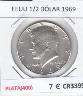 CR3395 MONEDA EEUU 1/2 DÓLAR 1969 PLATA(400) - Andere - Amerika