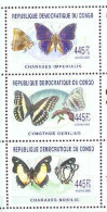 COB 2163/65 Vlinders-Papillons 2003 MNH - Nuovi