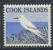 Cook Islands:Unused Stampbird, Love Tern, 1963, MNH - Albatrosse & Sturmvögel