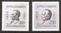 Yougoslavie 1972 N° 1713 / 4 ** Maréchal Tito, WW2, Président, Communisme, Escrime, Staline, Résistance, Dictature, URSS - Unused Stamps