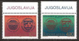 Yougoslavie 1979 N° 1684 / 5 ** Banque Internationale, Reconstruction, Développement, FMI, Fond Monétaire, Belgrade - Unused Stamps