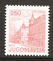 Yougoslavie 1979 N° 1729 ** Courant, Tourisme, Kragujevac, Ville, Imprimerie, Serbie, Lepenica, WW2, Théâtre National - Nuevos