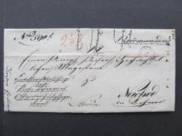 BRIEF Habelschwerdt Ústí Nad Orlicí - Náchod Recomm. 1840 // Aa0016 // Aa0016 - ...-1850 Prephilately