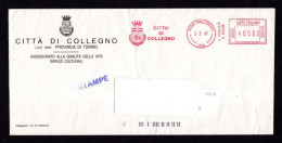 Stemmi, Comuni E Città, Collegno, Carmagnola (d), Chivasso, Moretta (e), 5 Buste 1 Cartolina, Ema,meter,freistempel - Buste