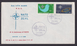 Ankara Türkei Brief 20th Jahre Nato - Lettres & Documents