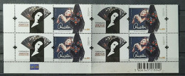 2020 - Portugal - MNH - Foundation Amalia Rodrigues - Portuguese Diva Of Fado - Block Of 4 Corporate Stamps - Neufs