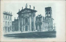 Cl666  Cartolina Mantova Citta'  Duomo Inizio 900 - Mantova
