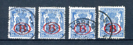 (B) S28 Gestempeld 1941 - Type Klein Staatswapen En Leopold III (4 St.) - Other & Unclassified