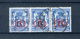 (B) S28 Gestempeld 1941 - Type Klein Staatswapen En Leopold III (3 St.) - Other & Unclassified