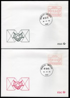 (B) ATM5 FDC Envelop 1981 - Set 6-9-14-59 BEF - 2 - Andere & Zonder Classificatie