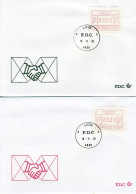 (B) ATM1 FDC Envelop 1981 - Set 6-9-14-59 BEF - Other & Unclassified