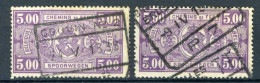 (B) TR157 Gestempeld 1923 - Rijkswapen (2 Stuks) - 4 - Afgestempeld