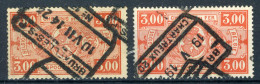 (B) TR154 Gestempeld 1923 - Rijkswapen (2 Stuks) - 4 - Afgestempeld