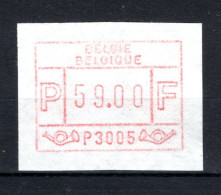 ATM 5 MNH** 1981 -  Brussel 1 Proefuitgifte 59 Fr. - Nuovi