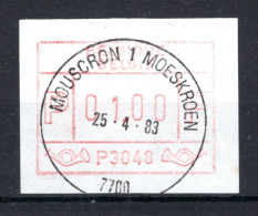ATM 48 FDC 1983 Type I - Mouscron 1 - Mint