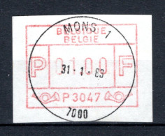 ATM 47A FDC 1983 Type II - Mons 1 - Nuovi