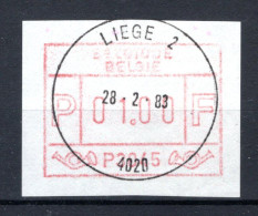 ATM 45 FDC 1983 Type I - Liège 2 - Nuovi