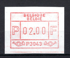 ATM 43 MNH** 1983 Type I - La Louvière 1 - Mint