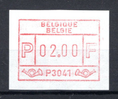 ATM 41 MNH** 1983 Type I - Herstal 1 - Mint