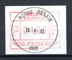 ATM 26 FDC 1983 Type I - Ronse 1 - Nuovi