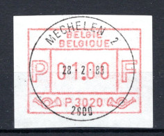 ATM 20A FDC 1983 Type II - Mechelen 2 - Mint