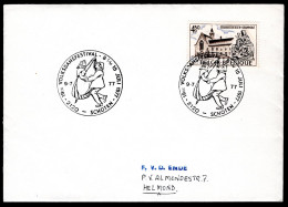 Brief 9-7-1977 - Volksdansfestival Schoten - Cartas & Documentos