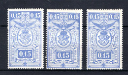 TR137 MNH Rijkswapen 1923-1931 3 Stuks -3 - Autres & Non Classés