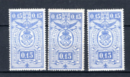 TR137 MNH Rijkswapen 1923-1931 3 Stuks -1 - Autres & Non Classés