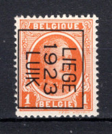 PRE76B MNH** 1923 - LIEGE 1923 LUIK  - Typografisch 1922-31 (Houyoux)