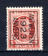 PRE77B MNH** 1923 - ANTWERPEN 1923 ANVERS - Typografisch 1922-31 (Houyoux)