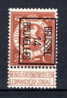 PRE50B MNH** 1914 - BRUSSEL 14 BRUXELLES - Typografisch 1912-14 (Cijfer-leeuw)