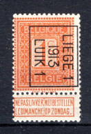 PRE39B MNH** 1913 - LIEGE I 1913 LUIK I - Typos 1912-14 (Löwe)