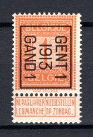 PRE38B MNH**1913 - GENT I 1913 GAND I - Typografisch 1912-14 (Cijfer-leeuw)