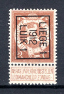 PRE35B MNH** 1912 - LIEGE I 1912 LUIK I - Typografisch 1912-14 (Cijfer-leeuw)