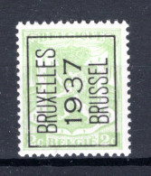 PRE321A MNH** 1937 - BRUXELLES 1937 BRUSSEL  - Typografisch 1936-51 (Klein Staatswapen)