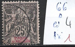 SAINT PIERRE ET MIQUELEON 66 Oblitéré Côte 4 € - Used Stamps