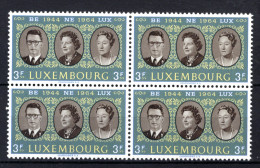 LUXEMBURG Yt. 651 MNH** 1964 4 St. - Neufs