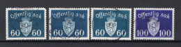 NOORWEGEN Yt. S39/40° Gestempeld Dienstzegel 1939-1942 - Service